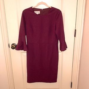 Donna Morgan cranberry colored dress. Size 10